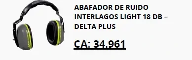 Abafador Interlagos Light 18 dB
