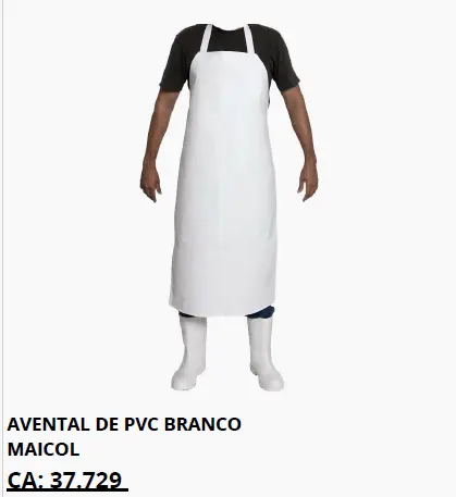 Aventais em PVC