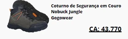 Coturno Jungle em couro nobuck