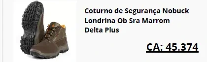 Coturno Londrina nobuck marrom