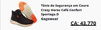 Tênis Sportage.D Crazy Horse café