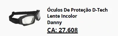 Óculos D-Tech incolor