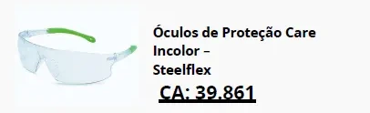 Óculos Care incolor