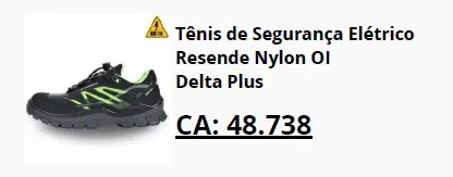 Tênis elétrico Resende em nylon